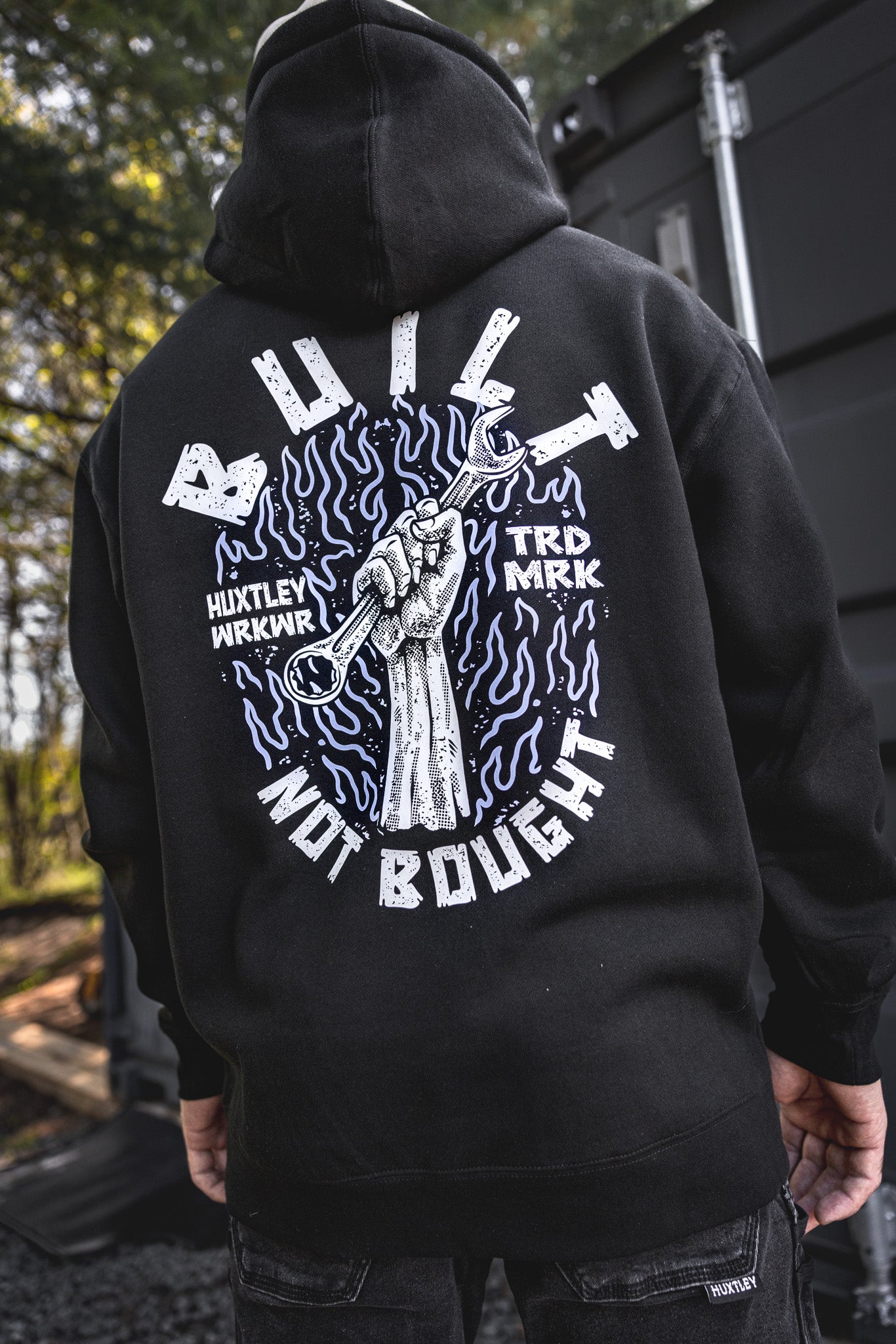 
                  
                    HX-717 Heavyweight Hoodie "Built Not Bought" Black
                  
                