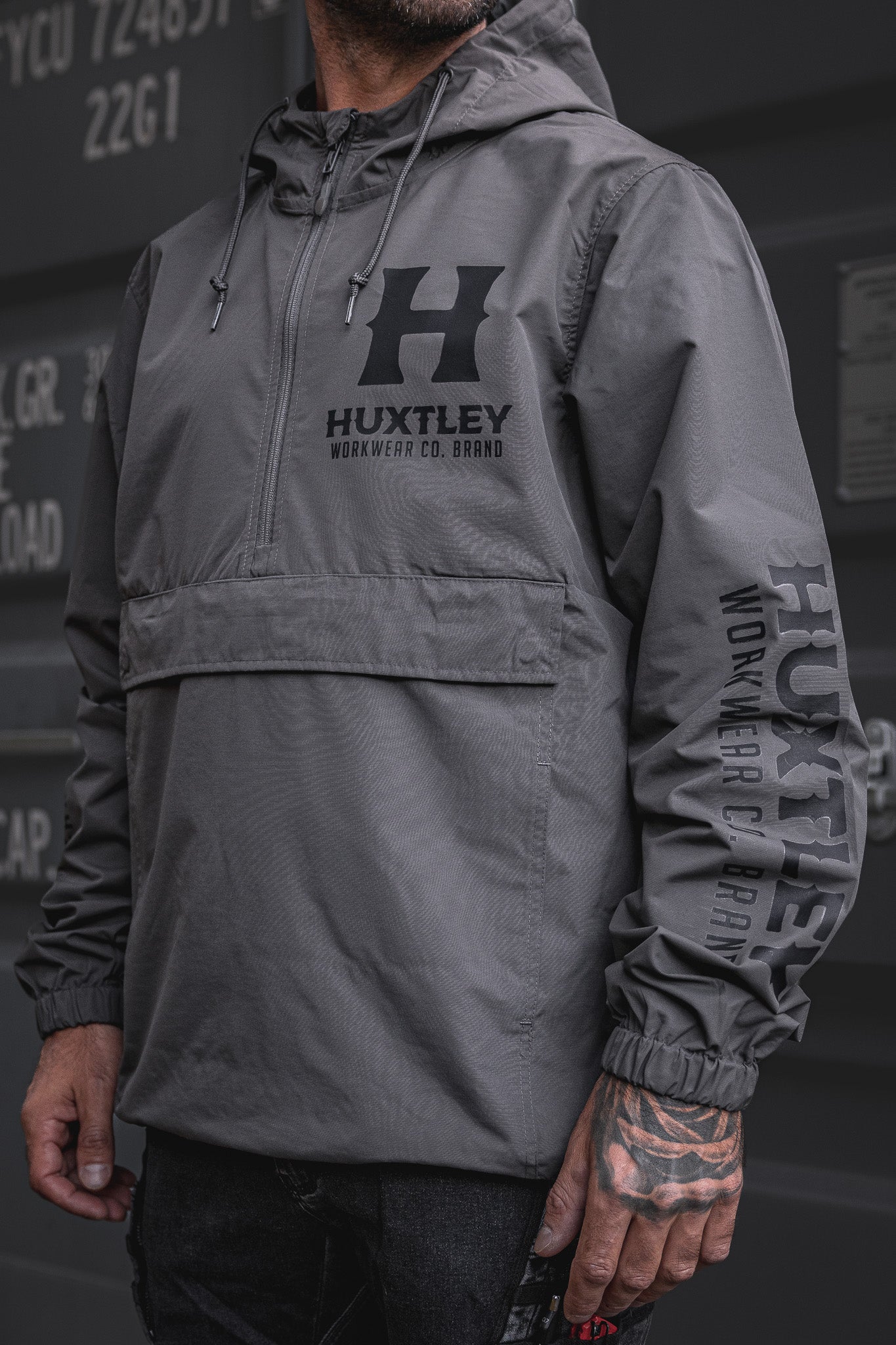 
                  
                    AK-245 Waterproof Anorak "Full Print" Gunmetal
                  
                