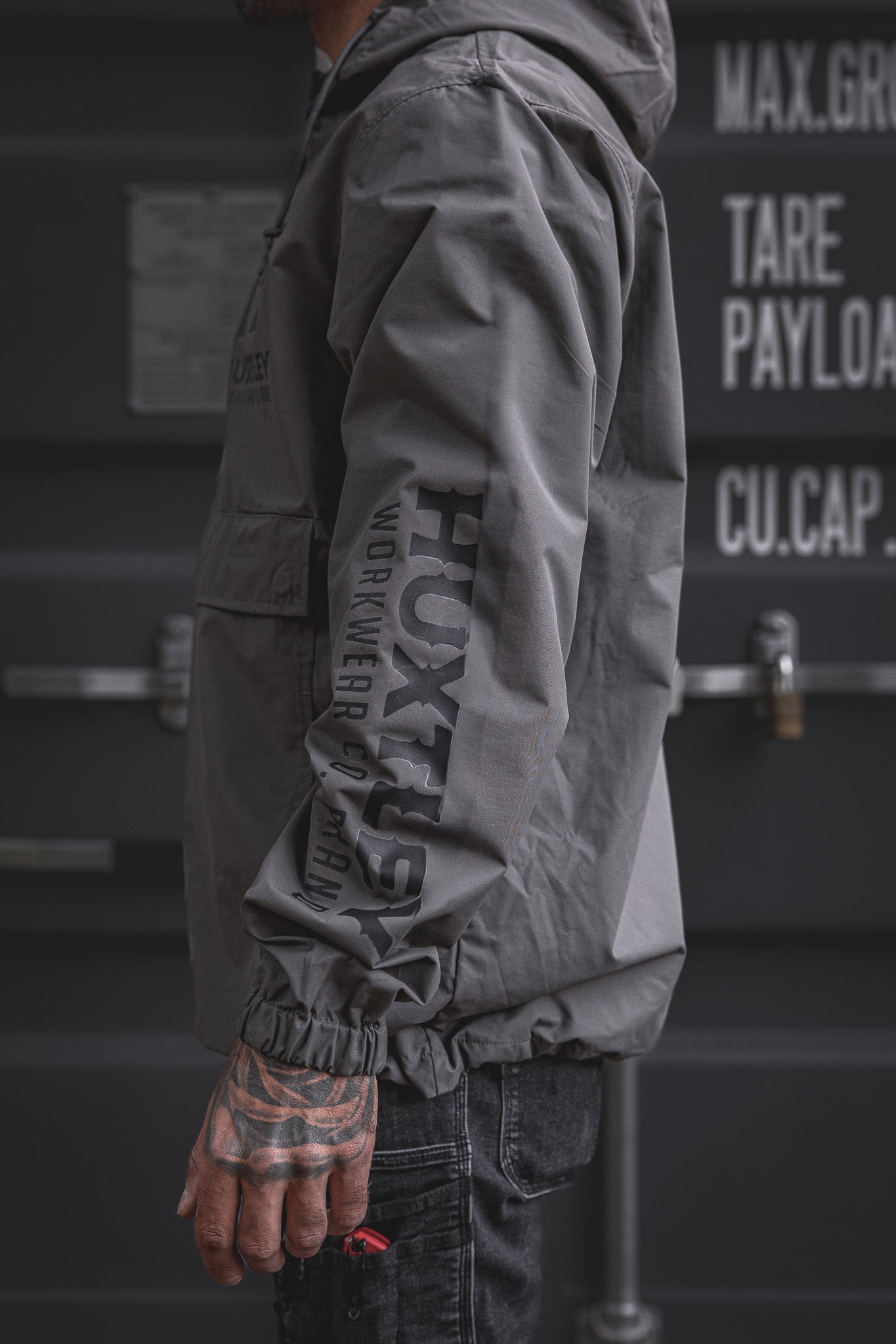 
                  
                    AK-245 Waterproof Anorak "Full Print" Gunmetal
                  
                