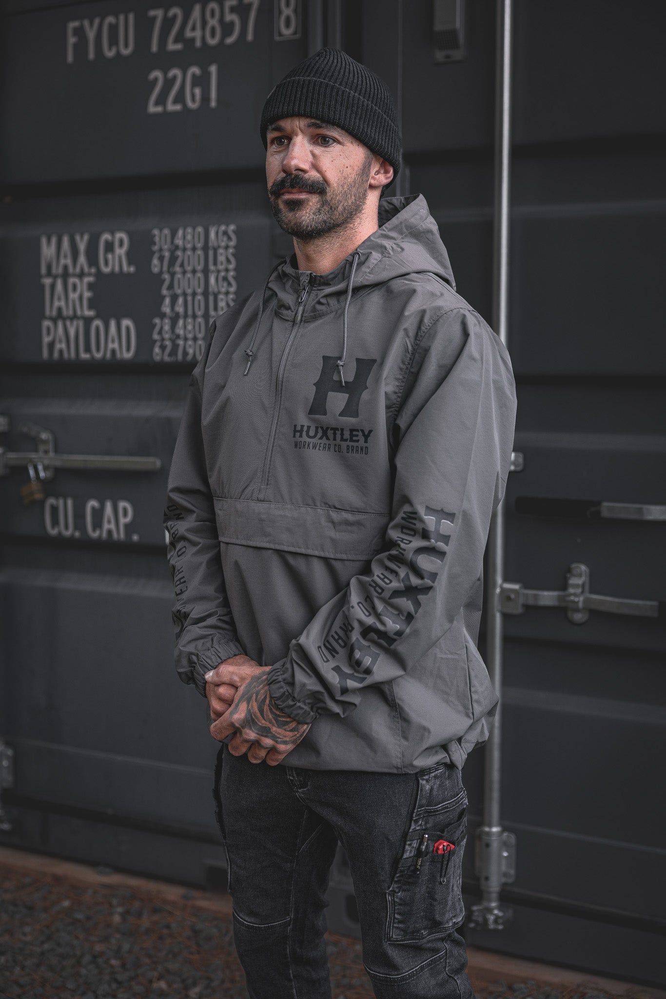 
                  
                    AK-245 Waterproof Anorak "Full Print" Gunmetal
                  
                