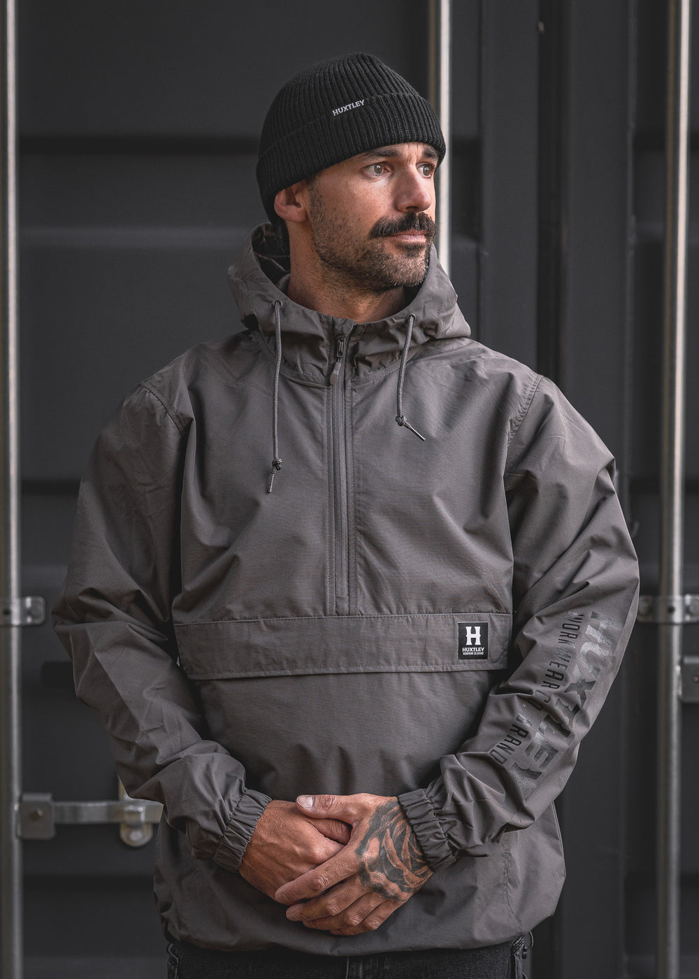 AK-245 Waterproof Anorak Gunmetal