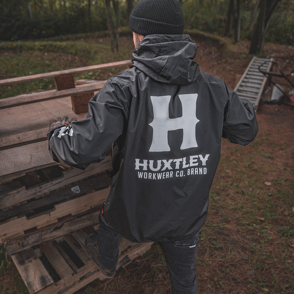 
                  
                    AK-245 Waterproof Anorak "Full Print" Black/ White
                  
                