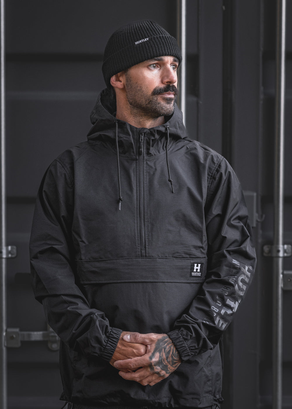 AK-245 Waterproof Anorak Blackout