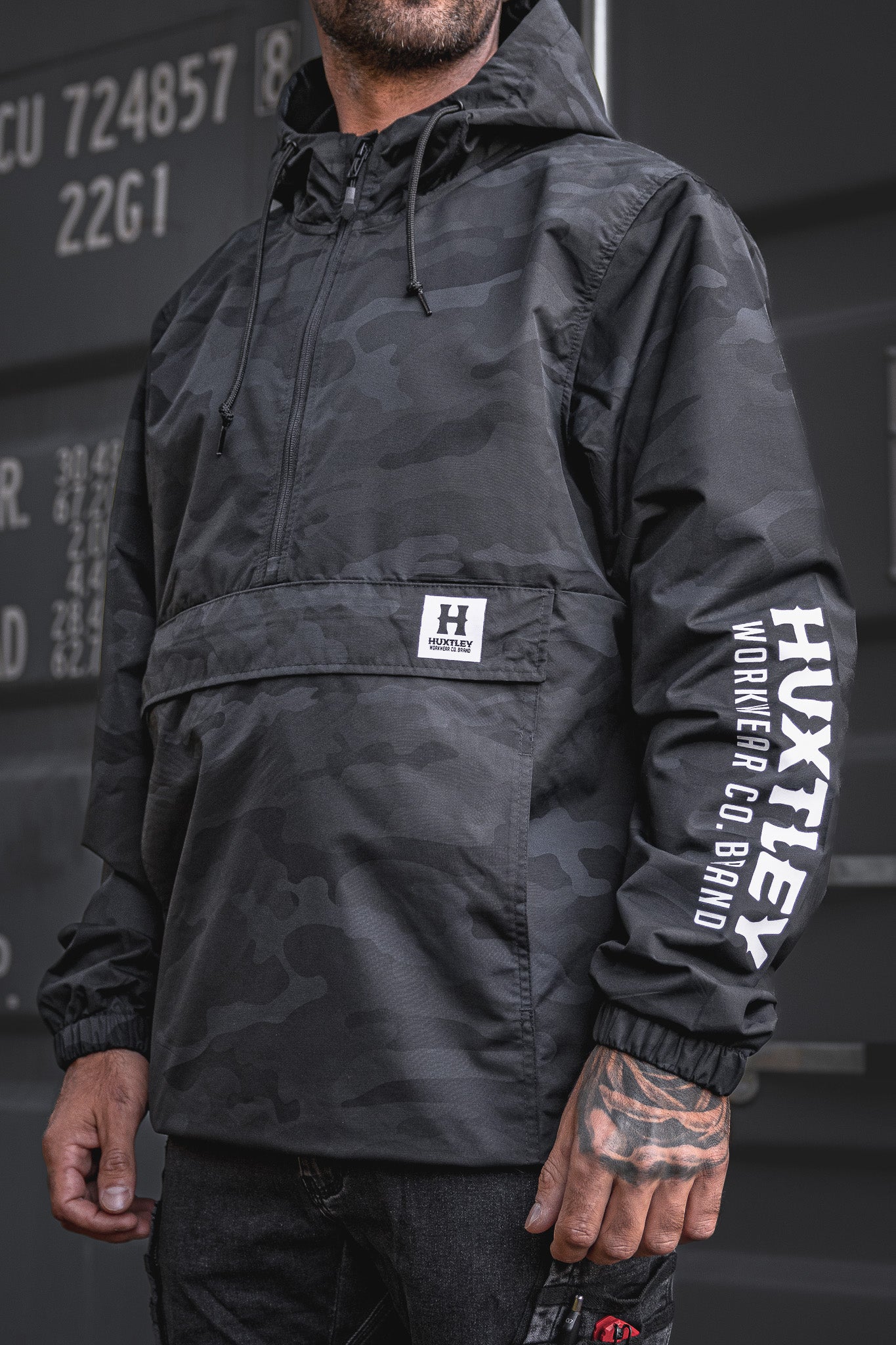 
                  
                    AK-245 Waterproof Anorak Black Camo
                  
                