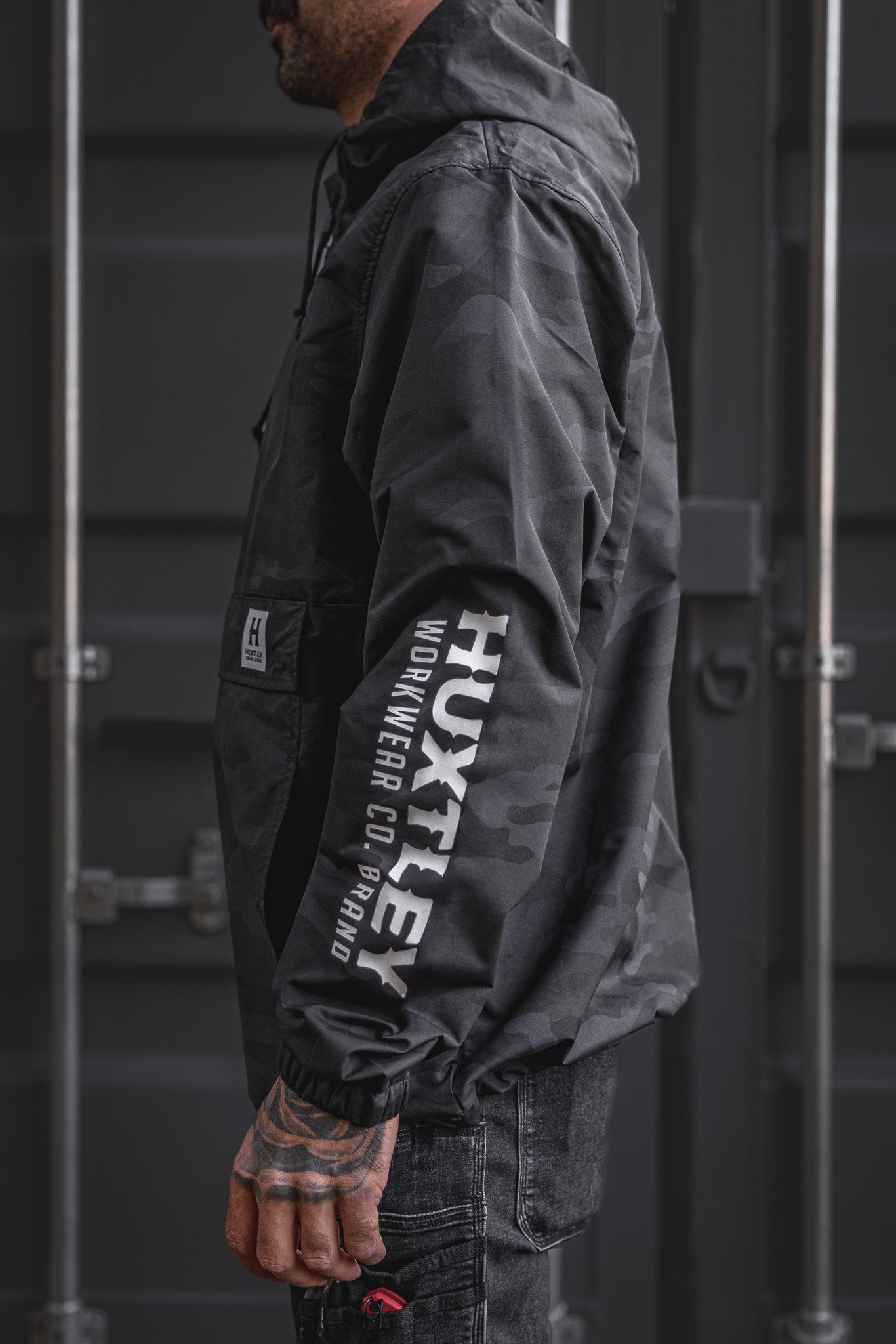 
                  
                    AK-245 Waterproof Anorak Black Camo
                  
                