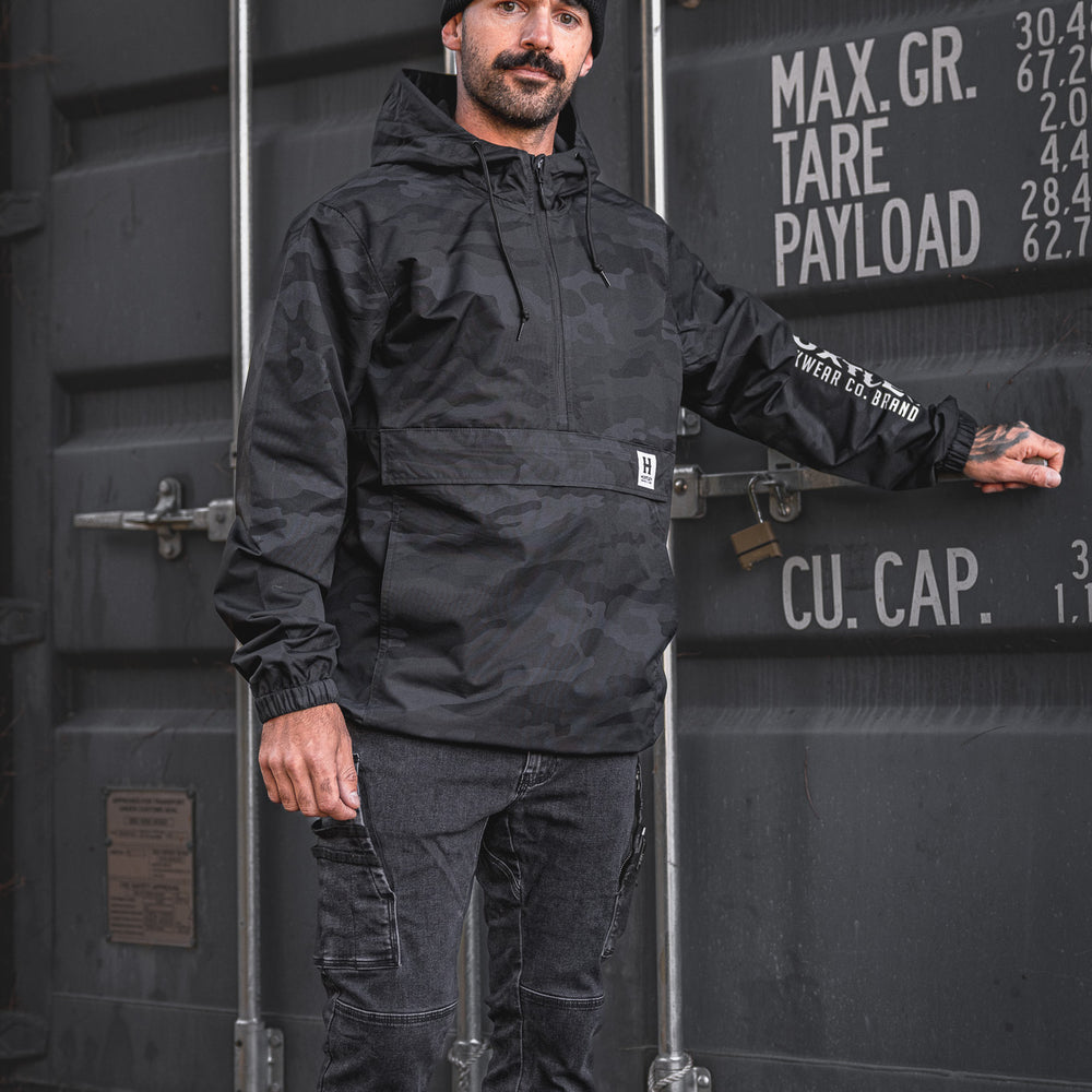 
                  
                    AK-245 Waterproof Anorak Black Camo
                  
                