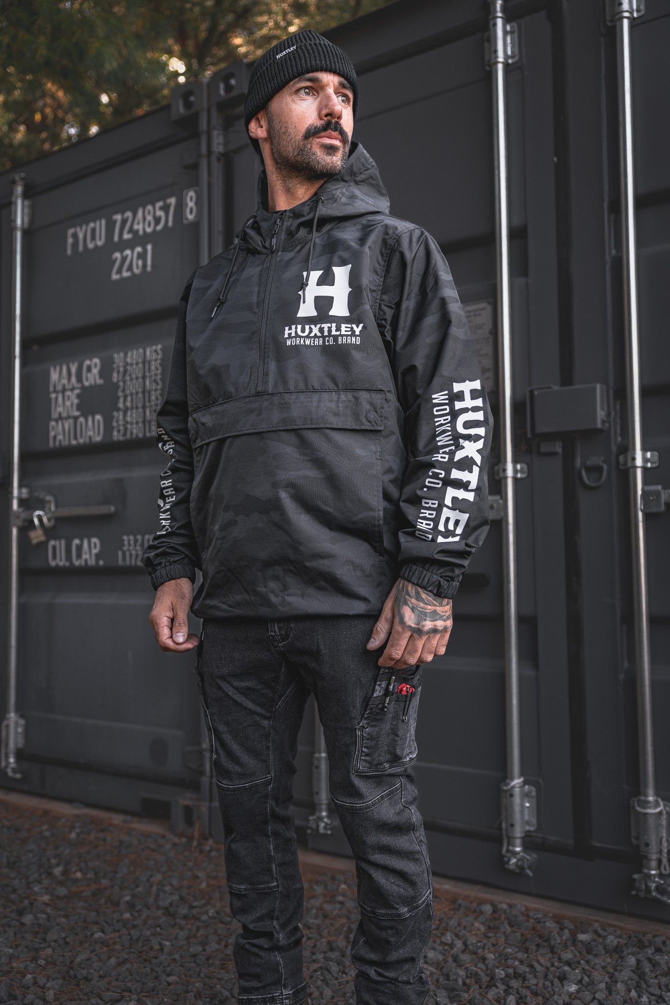 
                  
                    AK-245 Waterproof Anorak "Full Print" Black Camo
                  
                