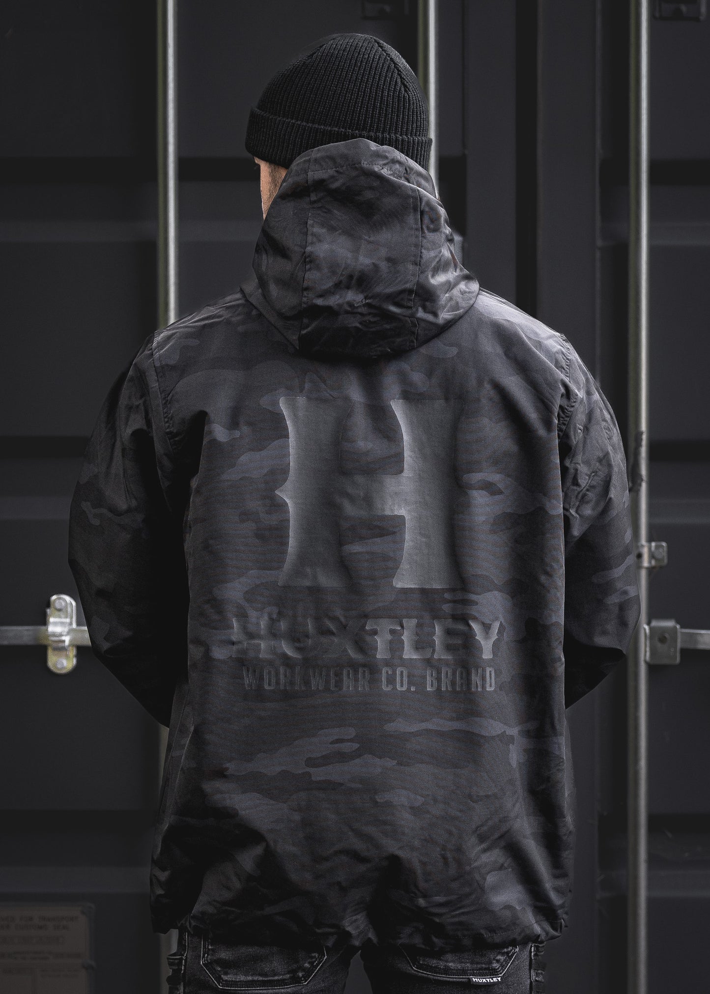 
                  
                    AK-245 Waterproof Anorak "Full Print" Black Camo/ Black
                  
                
