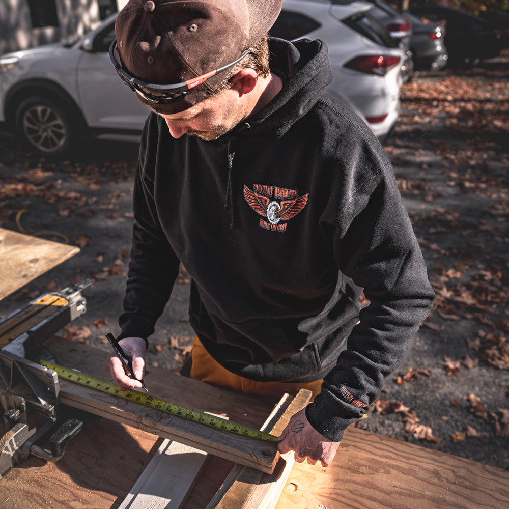 
                  
                    HX-717 Heavyweight Hoodie "Built On Grit"
                  
                