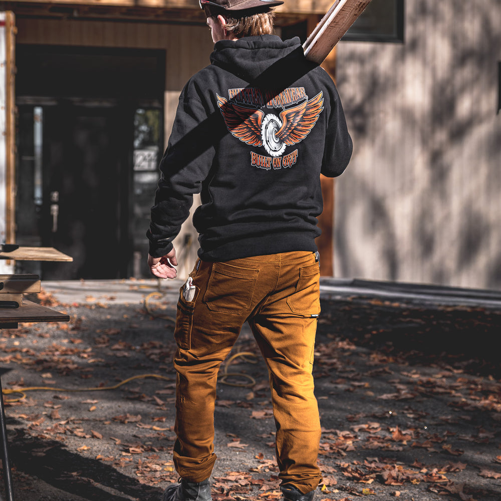 
                  
                    HX-717 Heavyweight Hoodie "Built On Grit"
                  
                