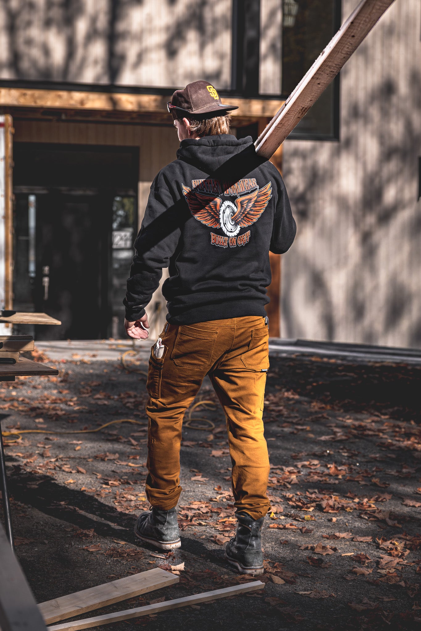 
                  
                    HX-717 Heavyweight Hoodie "Built On Grit"
                  
                