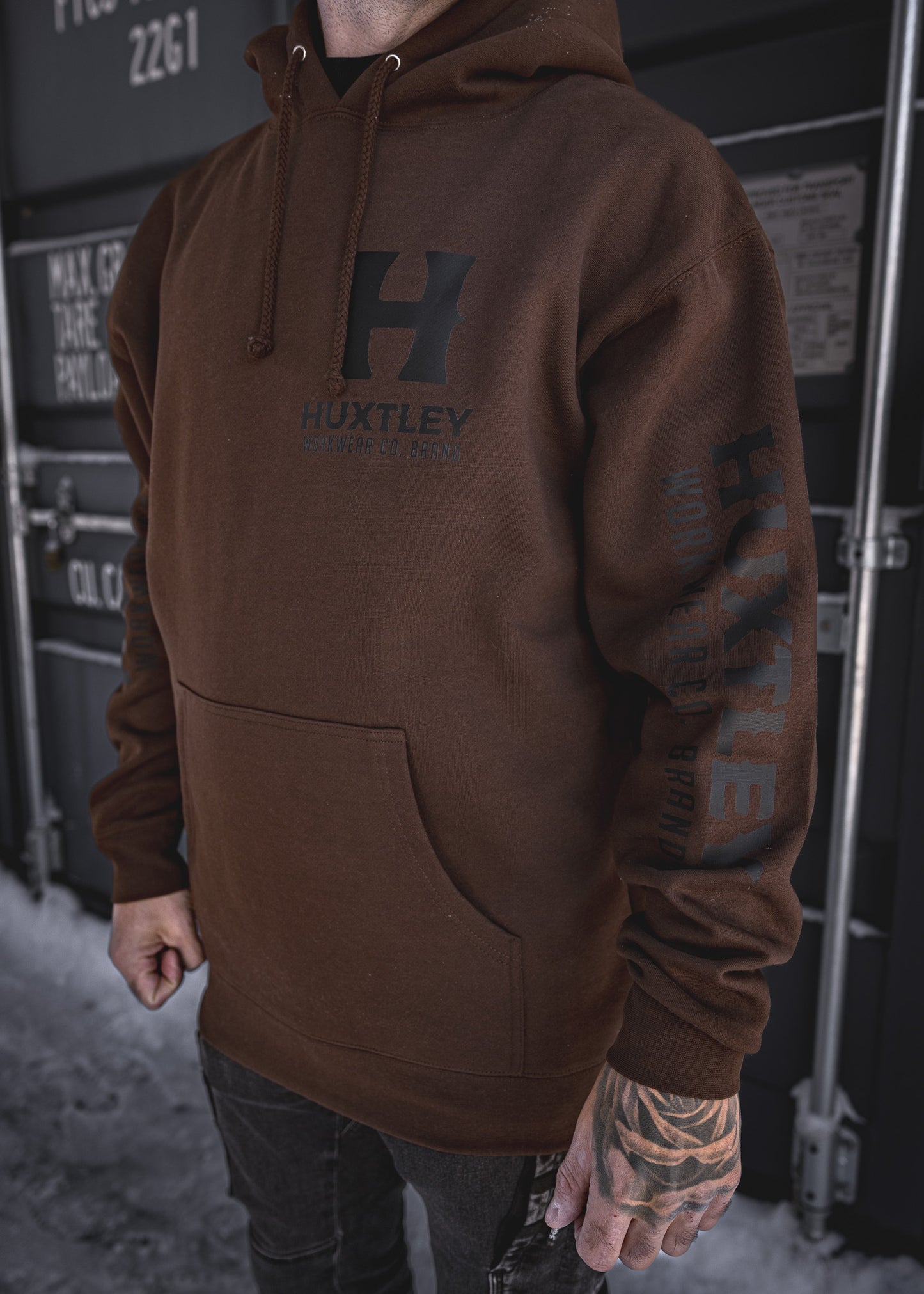 
                  
                    HX-717 Heavyweight Hoodie "Full Print" Mud/ Black
                  
                