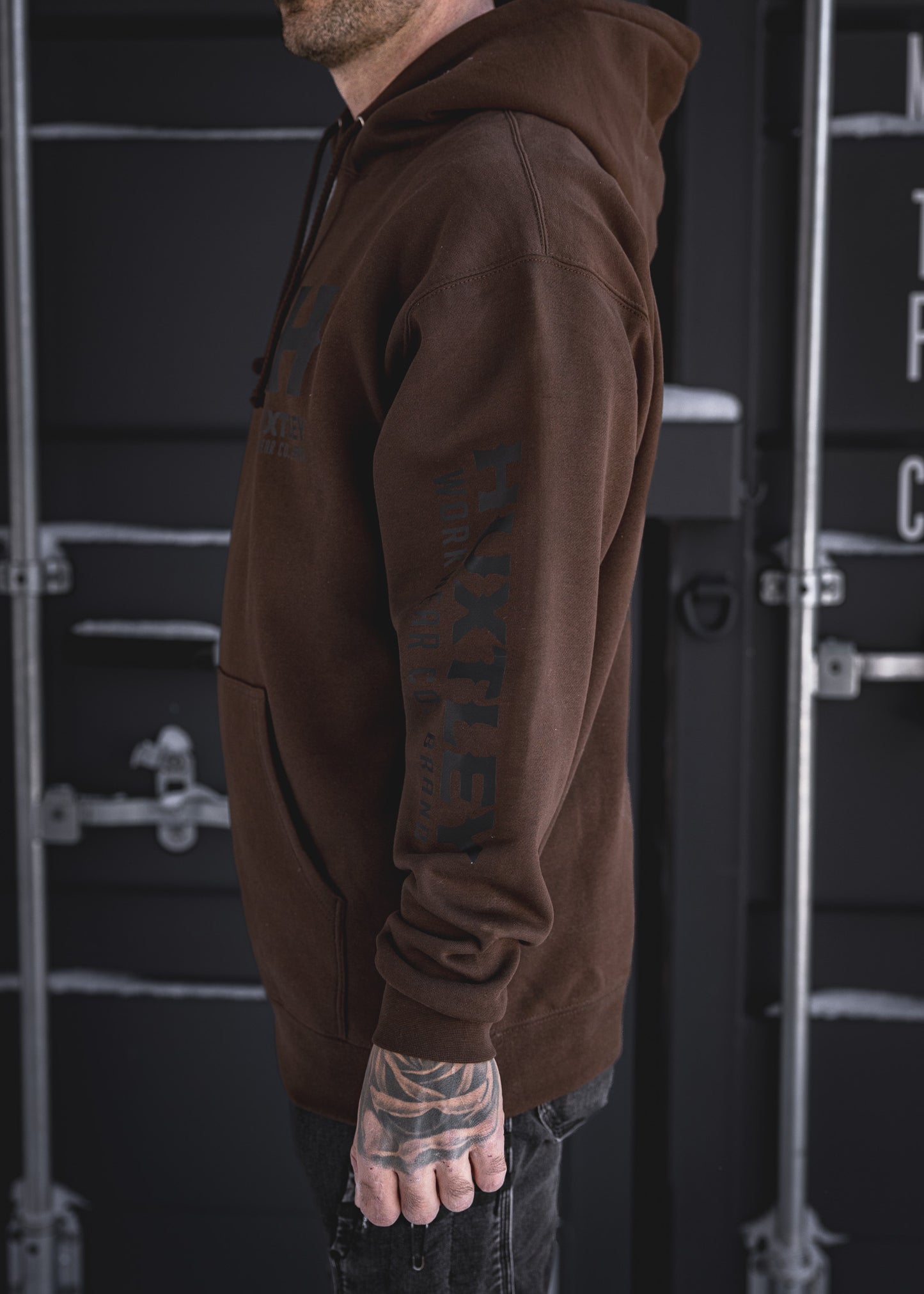 
                  
                    HX-717 Heavyweight Hoodie "Full Print" Mud/ Black
                  
                