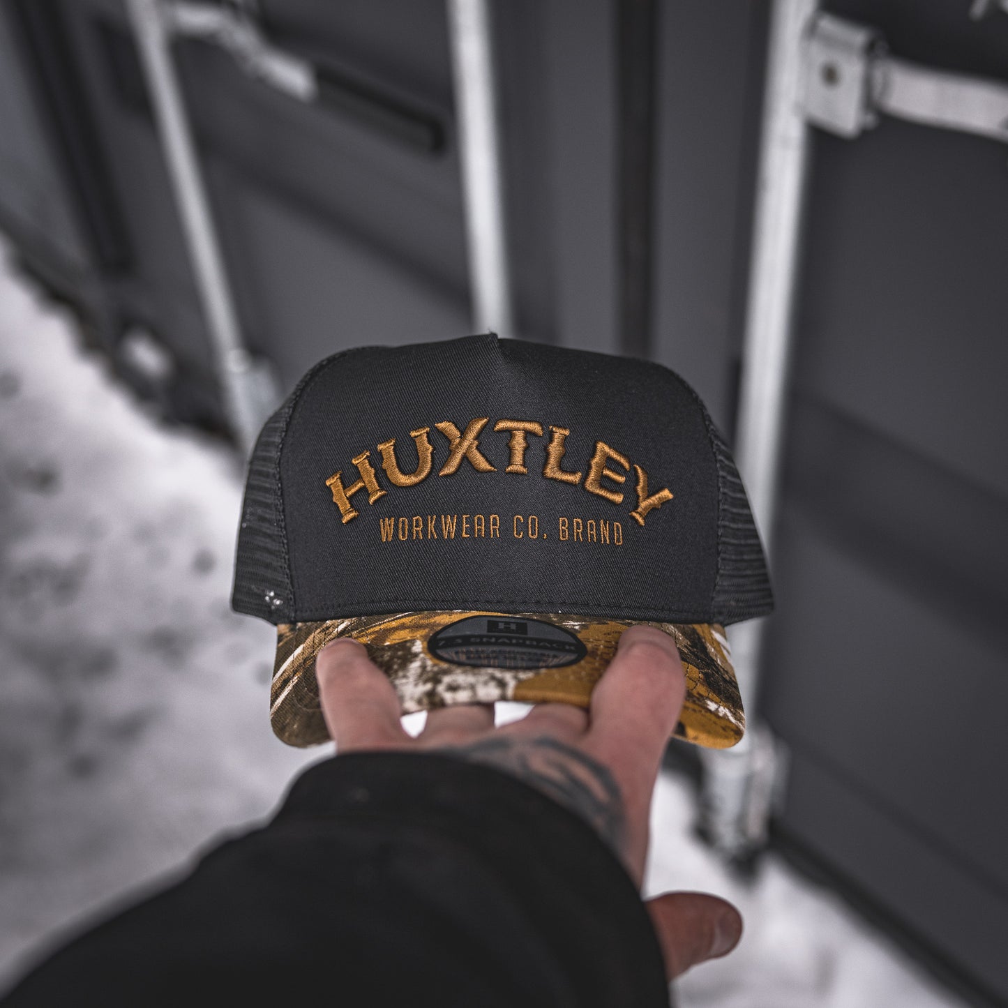 
                  
                    "Deadcenter" Snapback Black/ Hunter Camo/ Timber
                  
                