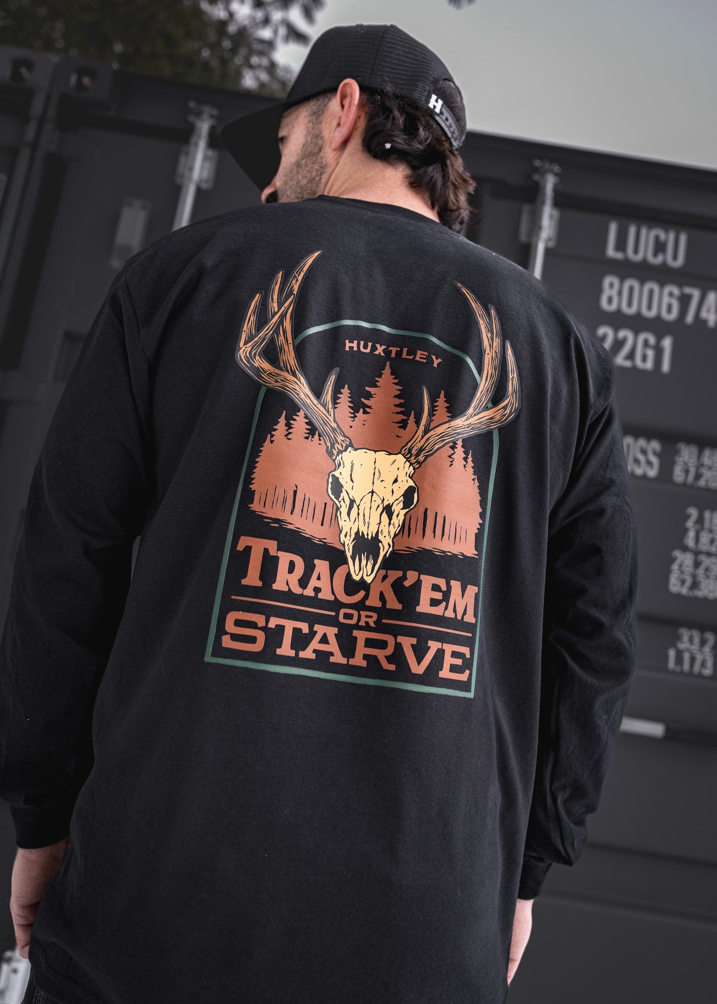 
                  
                    HX-226 "Track'em Or Starve" L/S Tee
                  
                