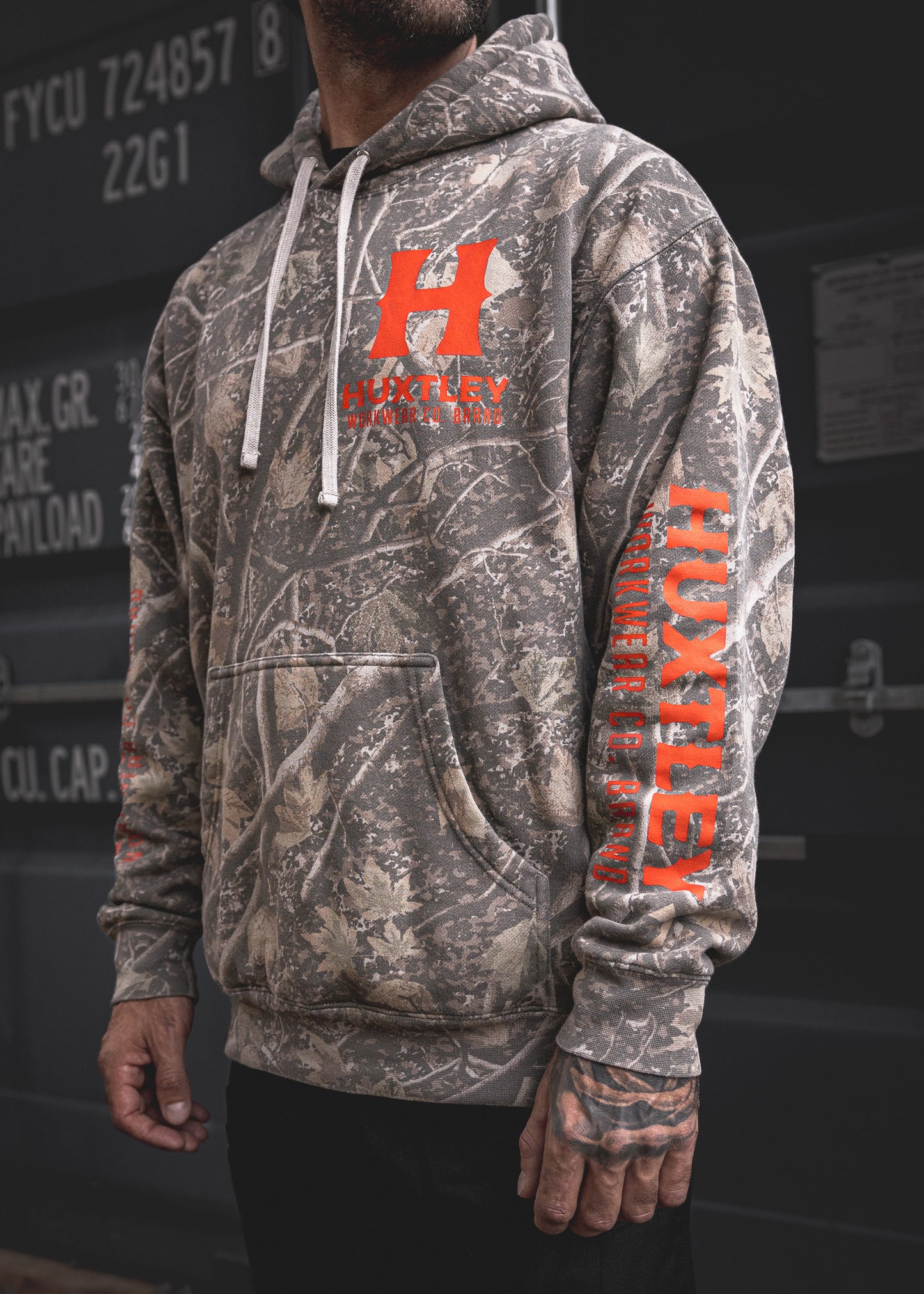 
                  
                    HX-717 Heavyweight Hoodie "Full Print" Deadwood Camo/ Neon Orange
                  
                