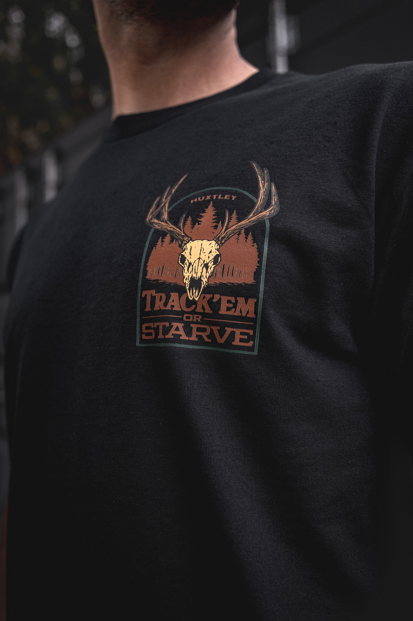 
                  
                    HX-891 "Track'em or starve" Tee
                  
                