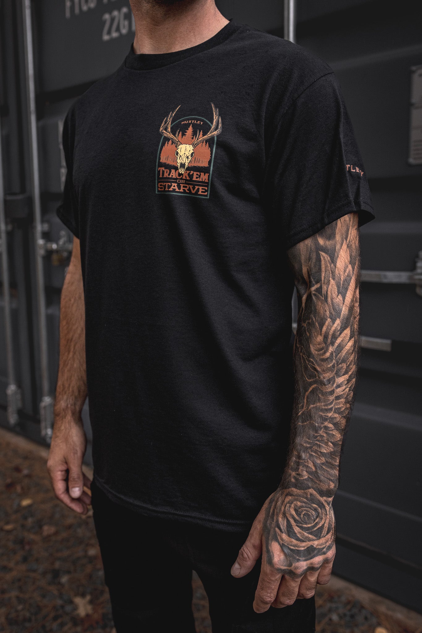 
                  
                    HX-891 "Track'em or starve" Tee
                  
                