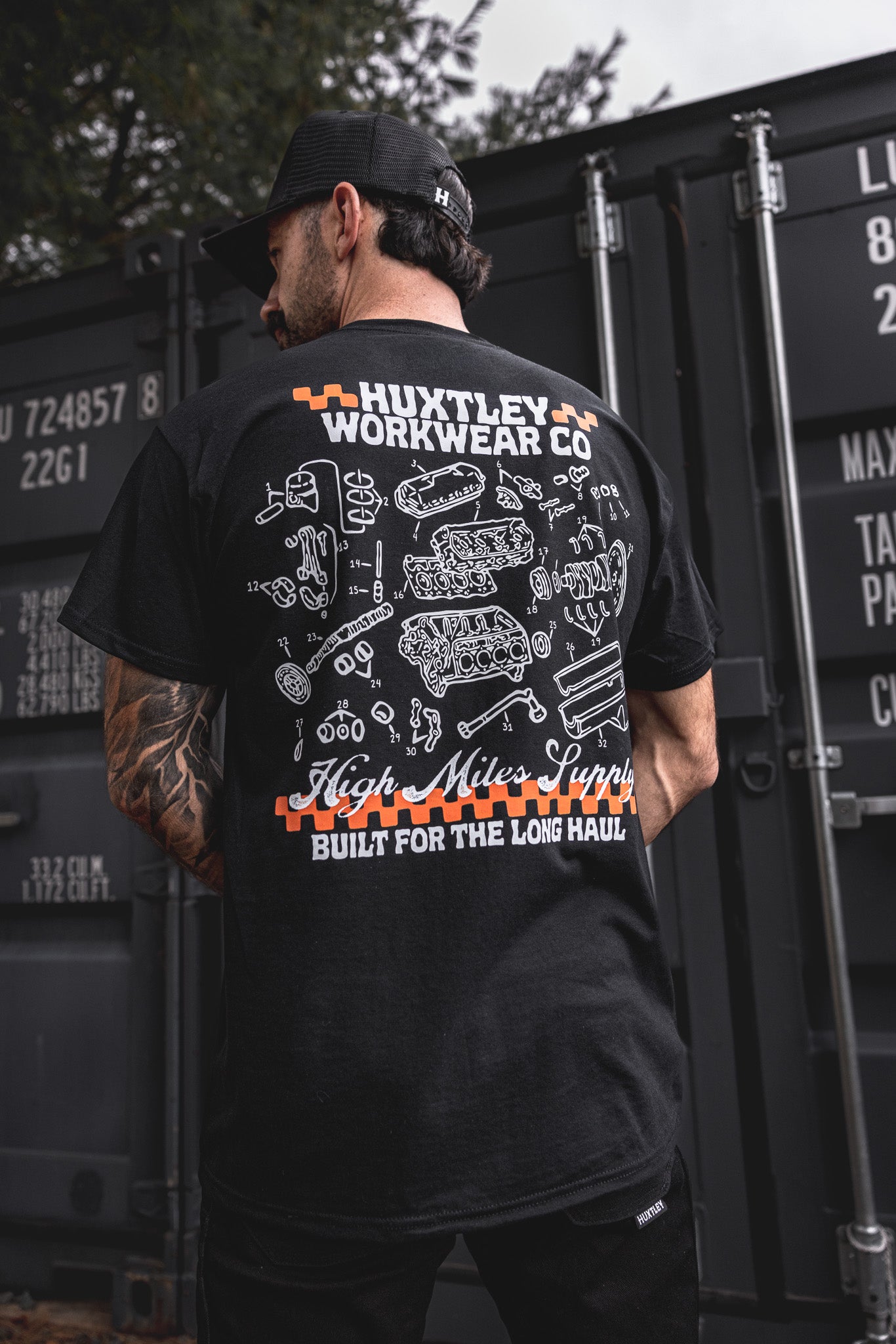 
                  
                    HX-891 "High Miles Supply" Tee
                  
                