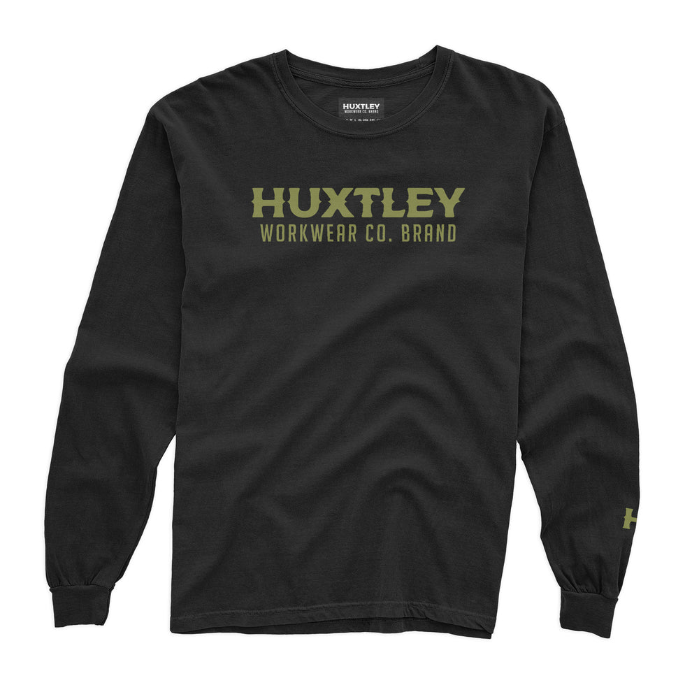 HX-226 L/S Tee Black/ Olive