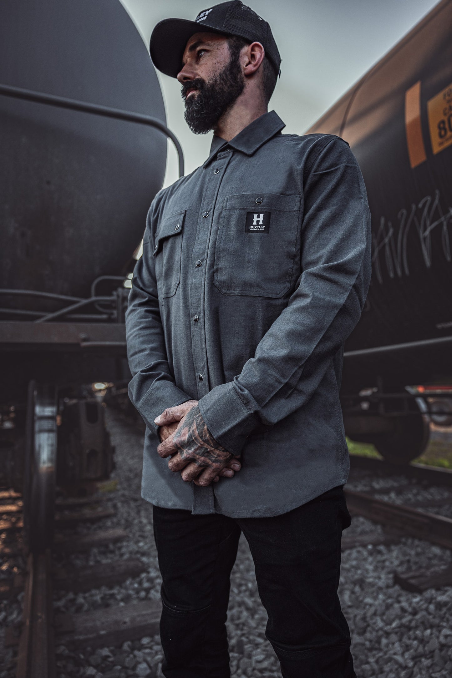 
                  
                    HD-57 Flex Flannel Gunmetal
                  
                