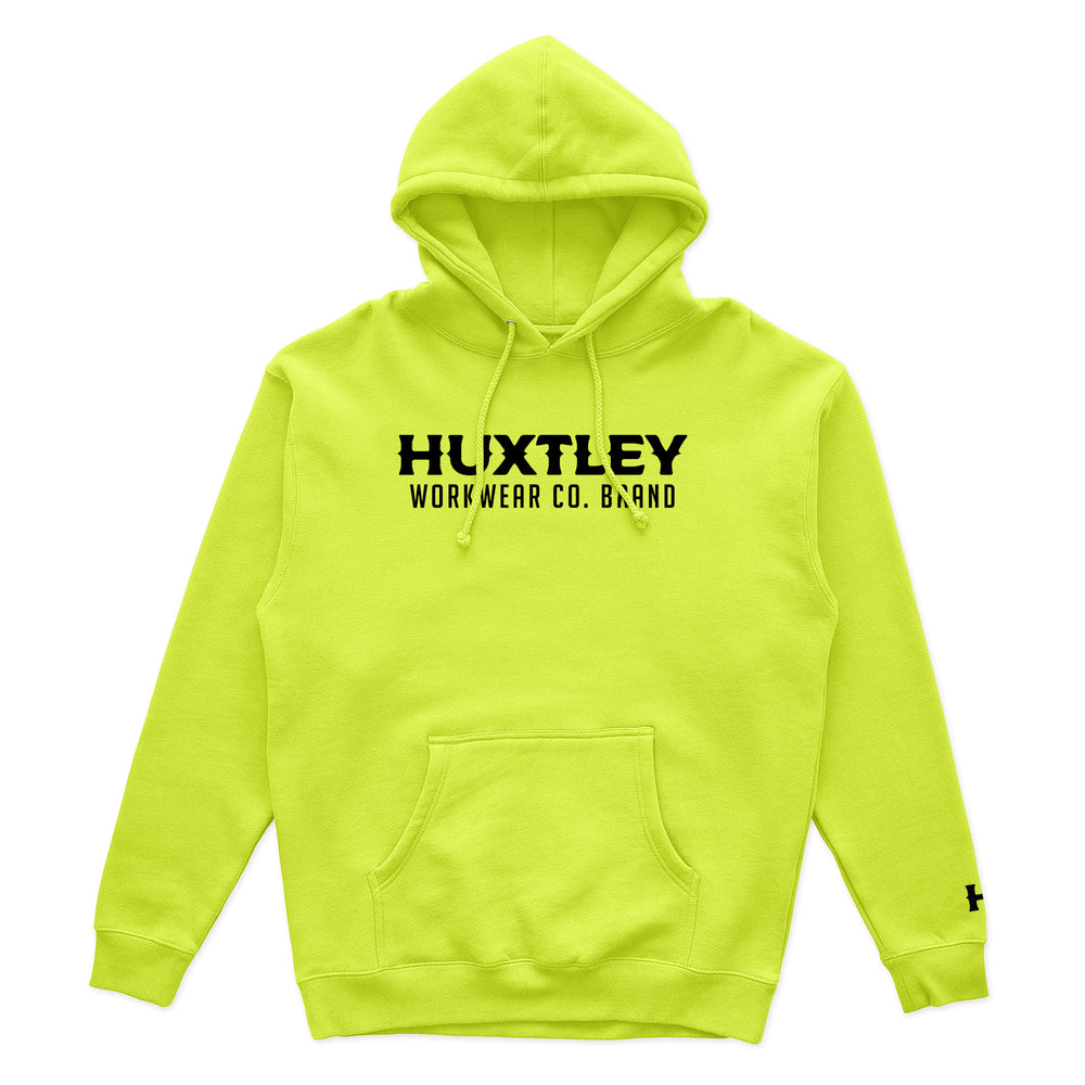 HX-717 Heavyweight Hoodie Hi-Viz Green