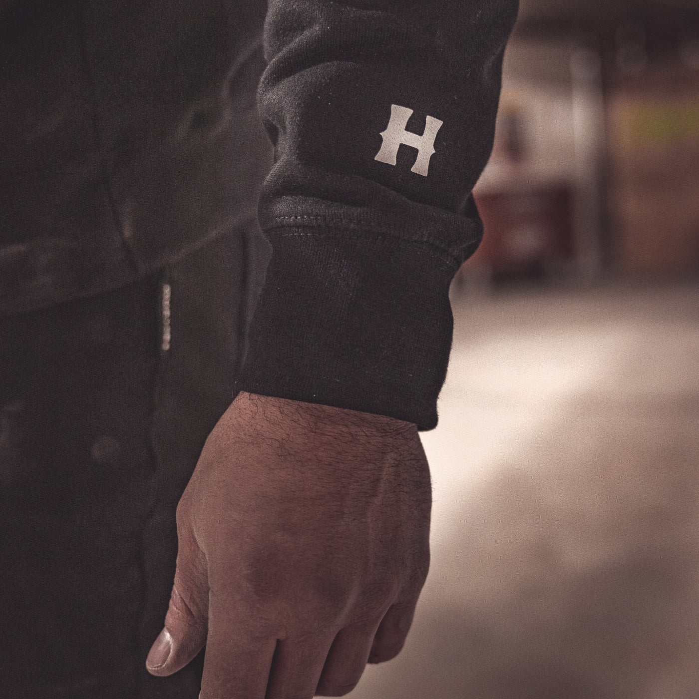 
                  
                    HX-717 Heavyweight Hoodie Black/ White
                  
                