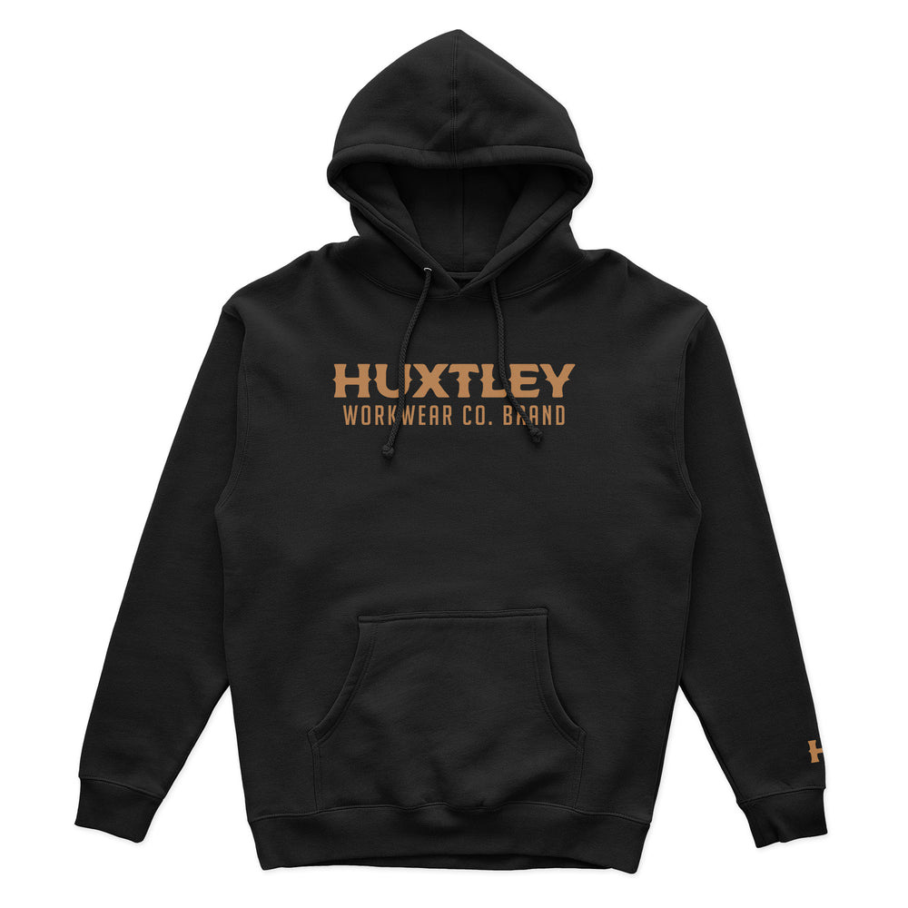 HX-717 Heavyweight Hoodie Black/ Whiskey