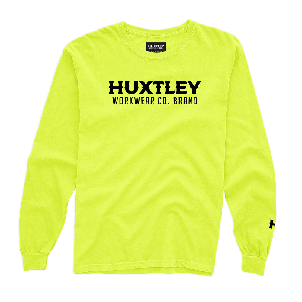 HX-226 L/S Tee Hi-Viz Green