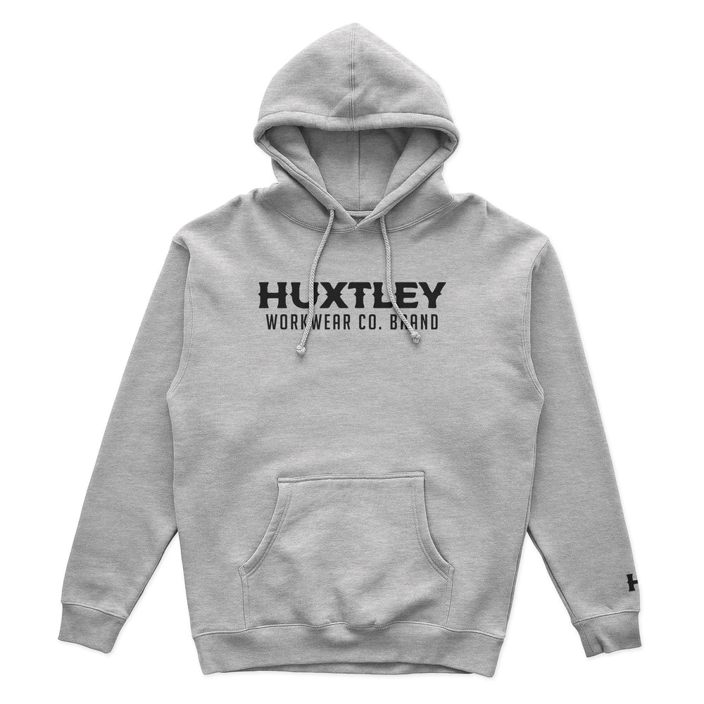 HX-717 Heavyweight Hoodie Smoke/ Black